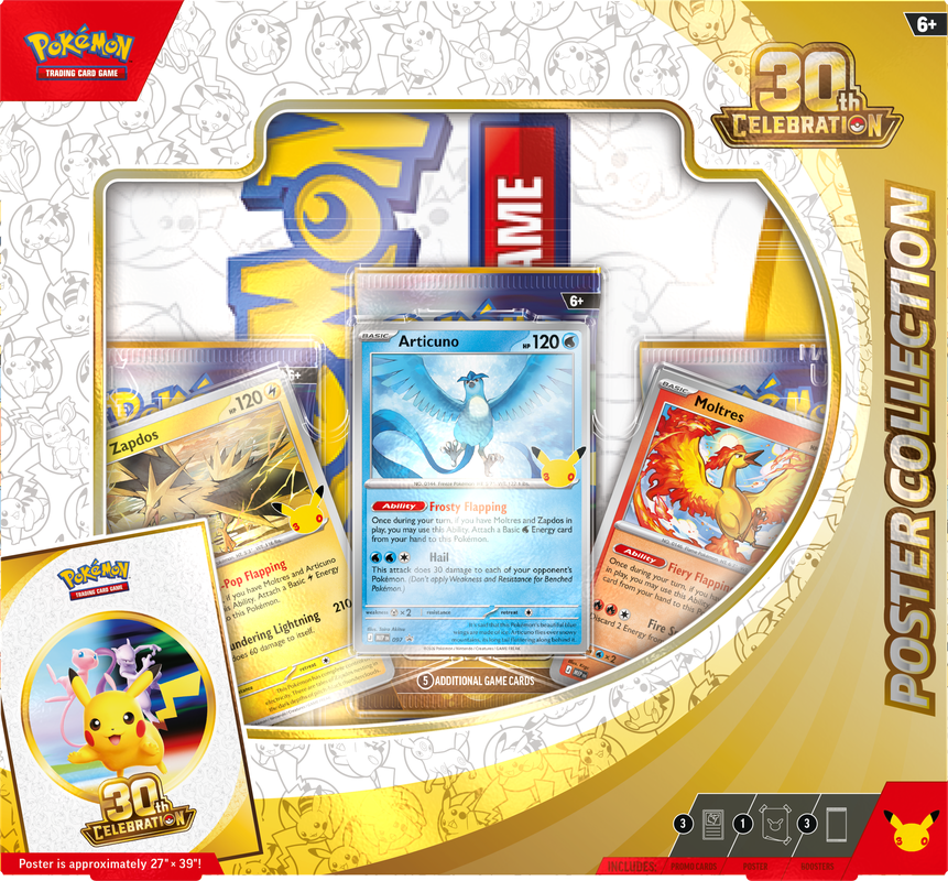 PRE-ORDER: POKEMON 30TH CELEBRATION POSTER COLLECTION