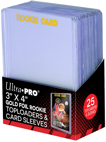 UP TOPLOAD 3X4 ROOKIE 35PT W/ SLEEVES 25CT