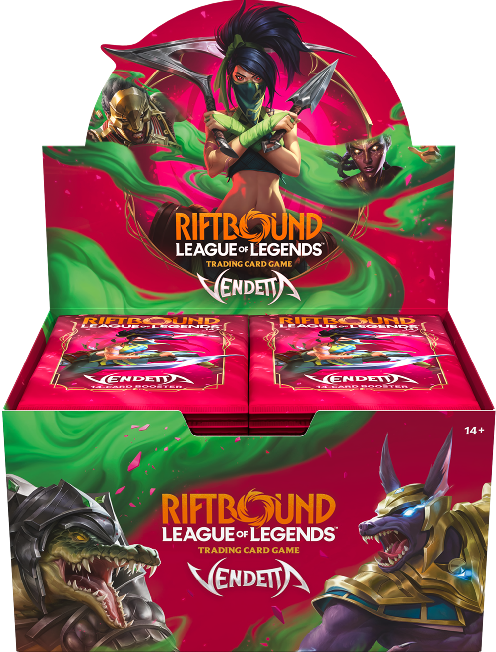 RIFTBOUND LEAGUE OF LEGENDS TCG VENDETTA BOOSTER DISPLAY BOX