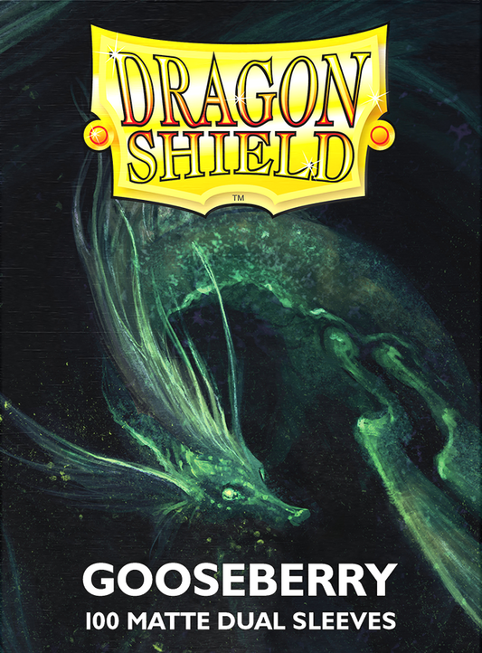 DRAGON SHIELD SLEEVES DUAL MATTE PASTELS GOOSEBERRY