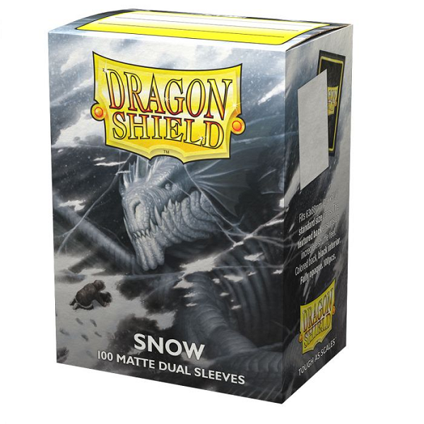 DRAGON SHIELD SLEEVES DUAL MATTE SNOW 100C