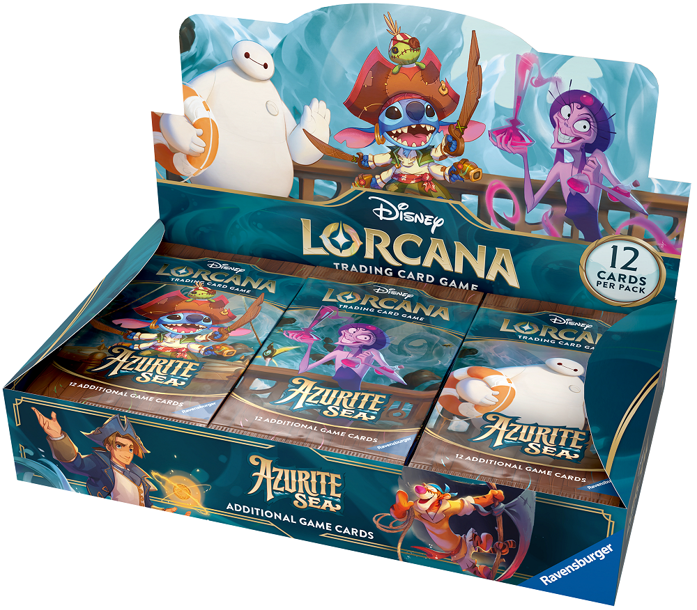 DISNEY LORCANA SET 6 AZURITE SEA  BOOSTER BOX
