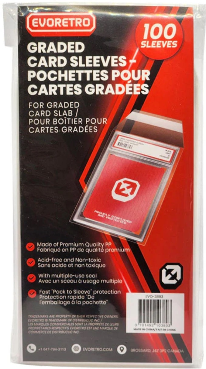ER GRADED CARD SLEEVES FOR PSA 100PK