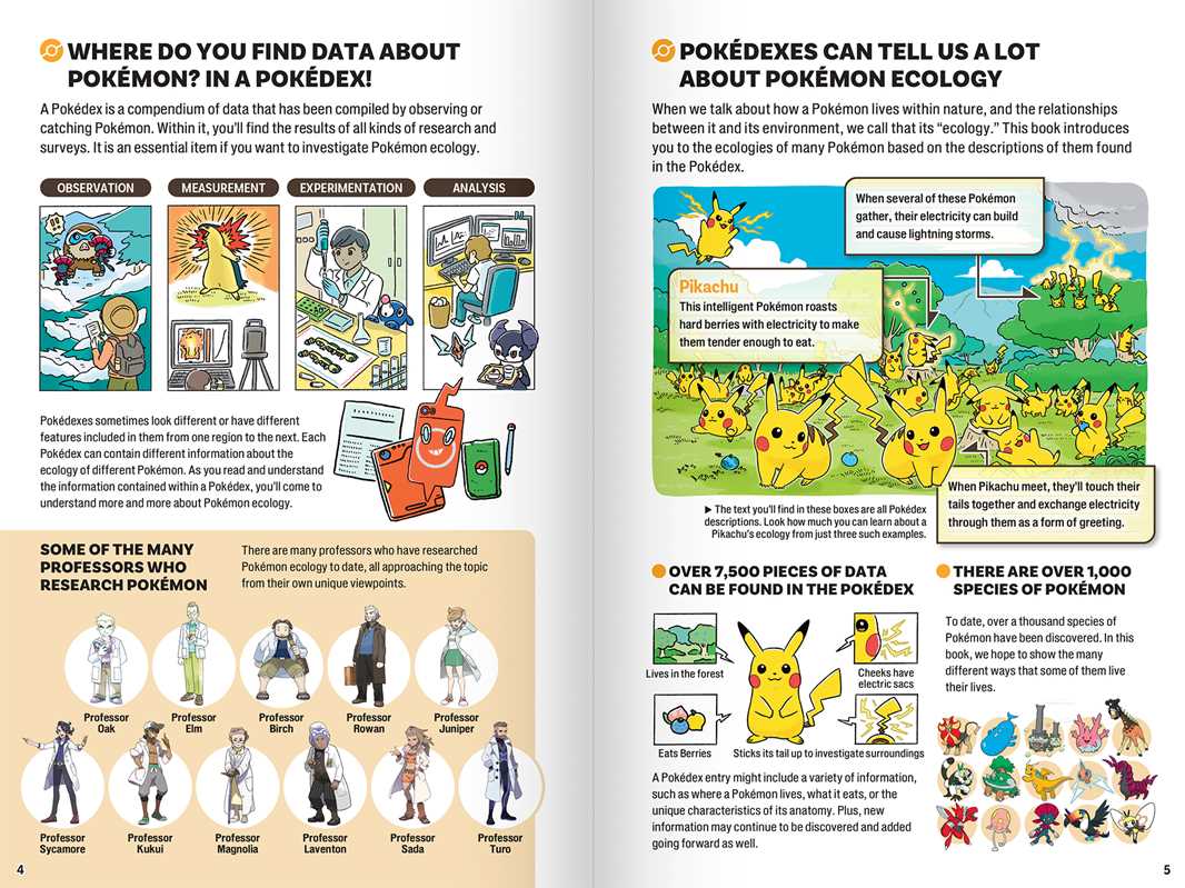 POKECOLOGY AN ILLUSTRATED GUIDE TO POKÉMON ECOLOGY
