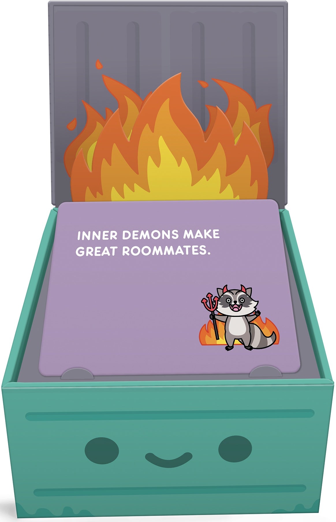 ANTI-AFFIRMATIONS FOR YOUR DUMPSTER FIRE LIFE: A 52-CARD DECK AND STAND