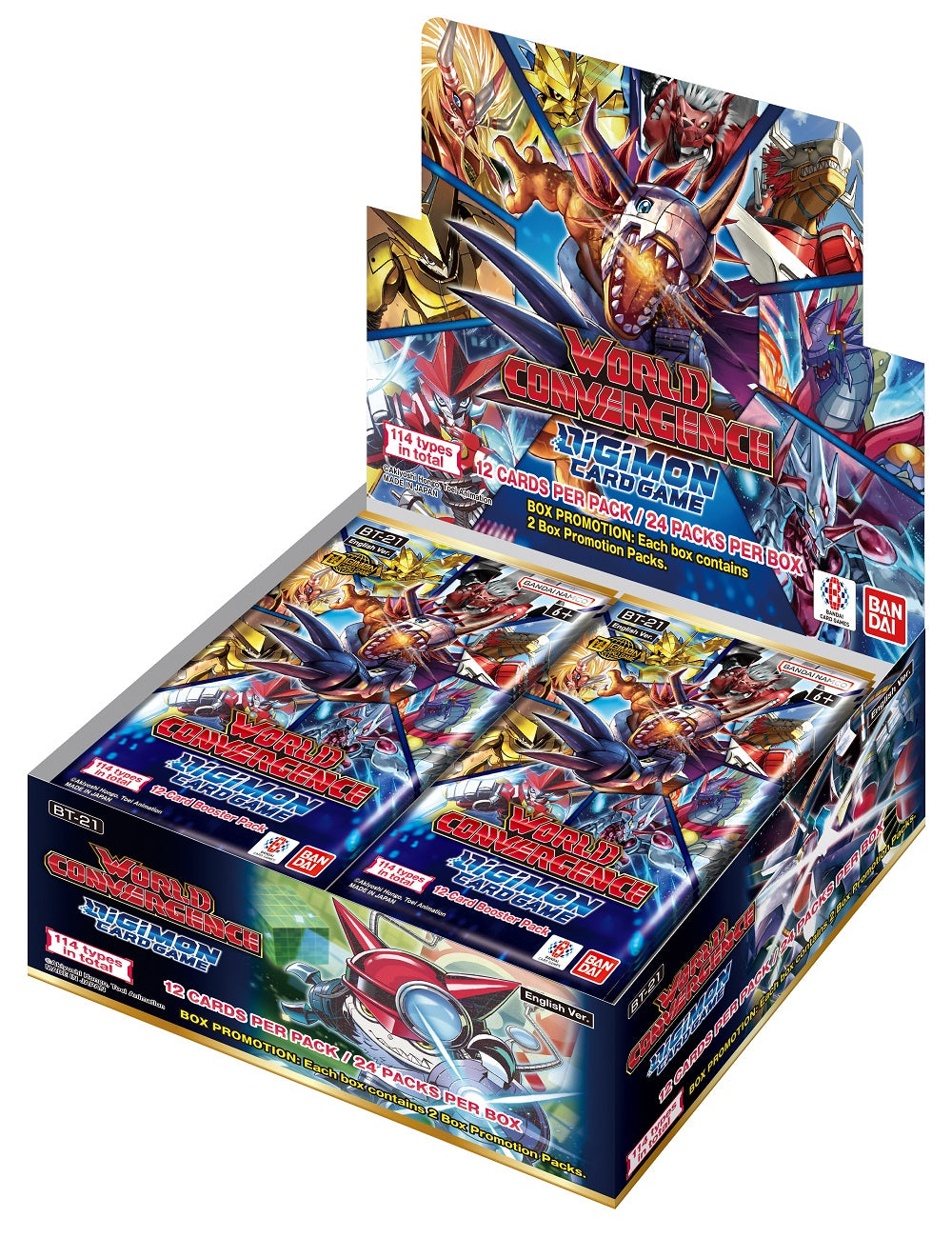 DIGIMON CG BT21 WORLD CONVERGENCE BOOSTER