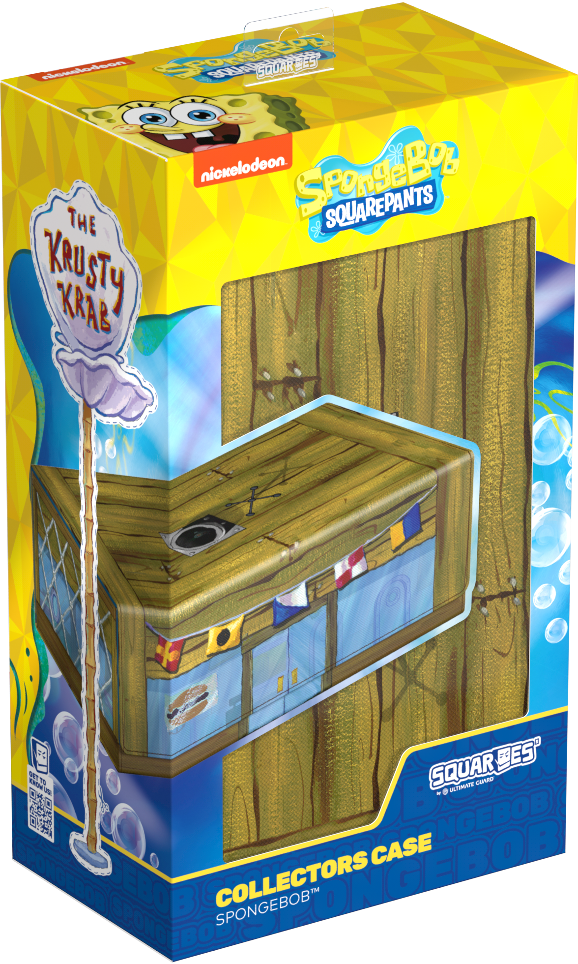 SQUAROES PARAMOUNT SPONGEBOB SQUAREPANTS WV1 COLLECTOR CASE KRUSTY KRAB