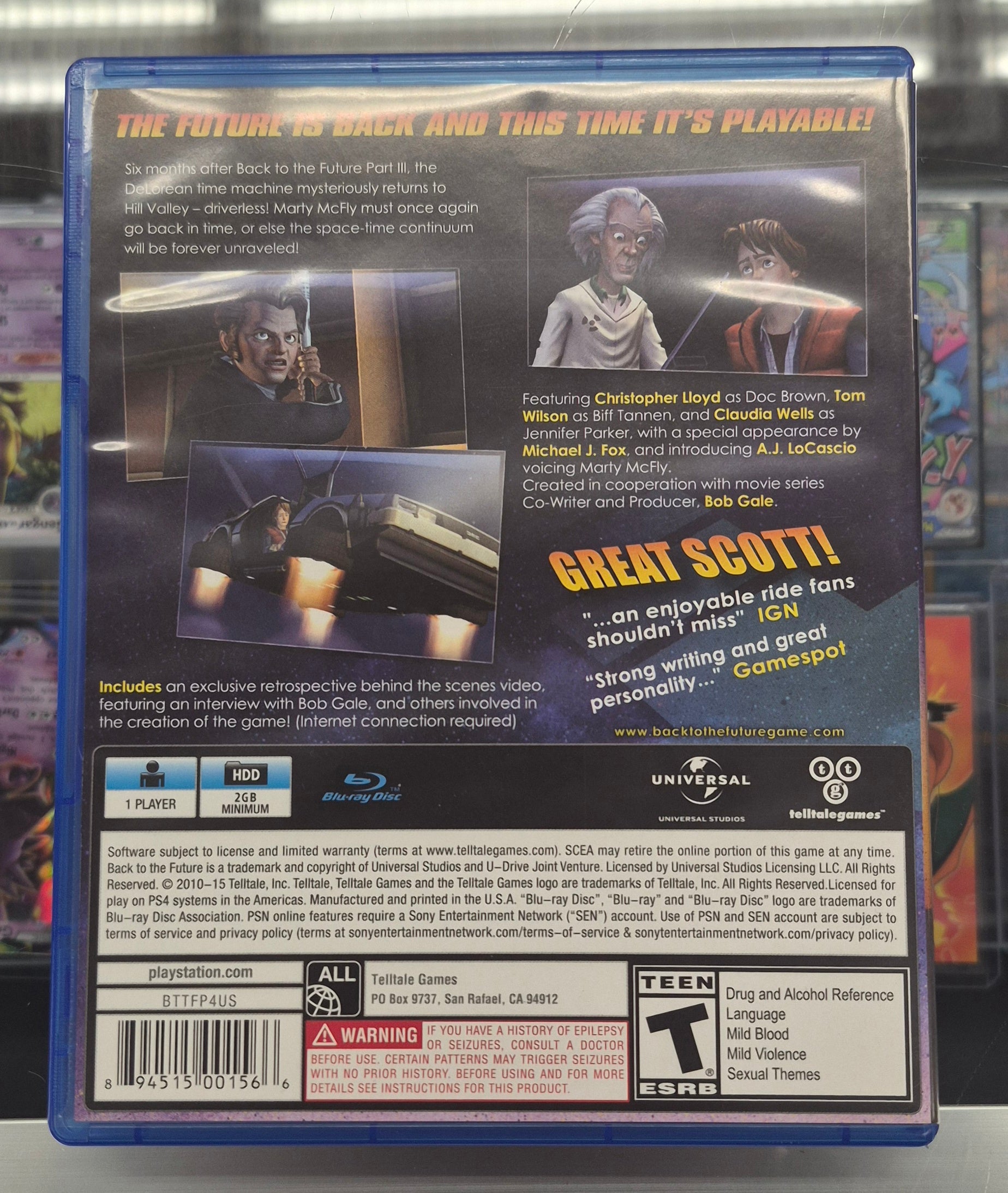 Back to the Future The Game - PlayStation 4 (PS4)