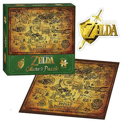 The Legend of Zelda "Hyrule Map" Collector's 550 Piece Puzzle