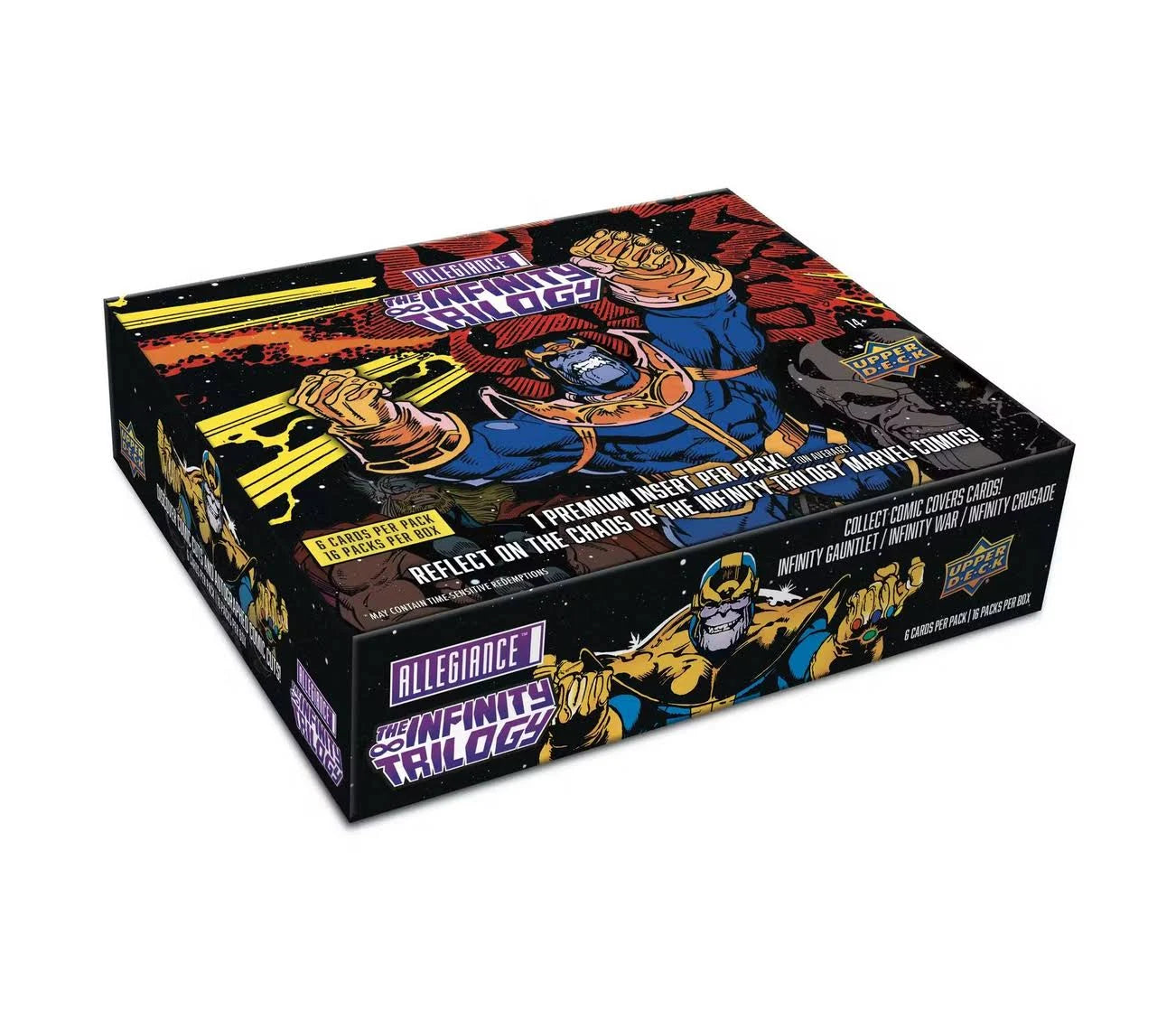 2023 Upper Deck Marvel Allegiance The Infinity Trilogy Hobby Box