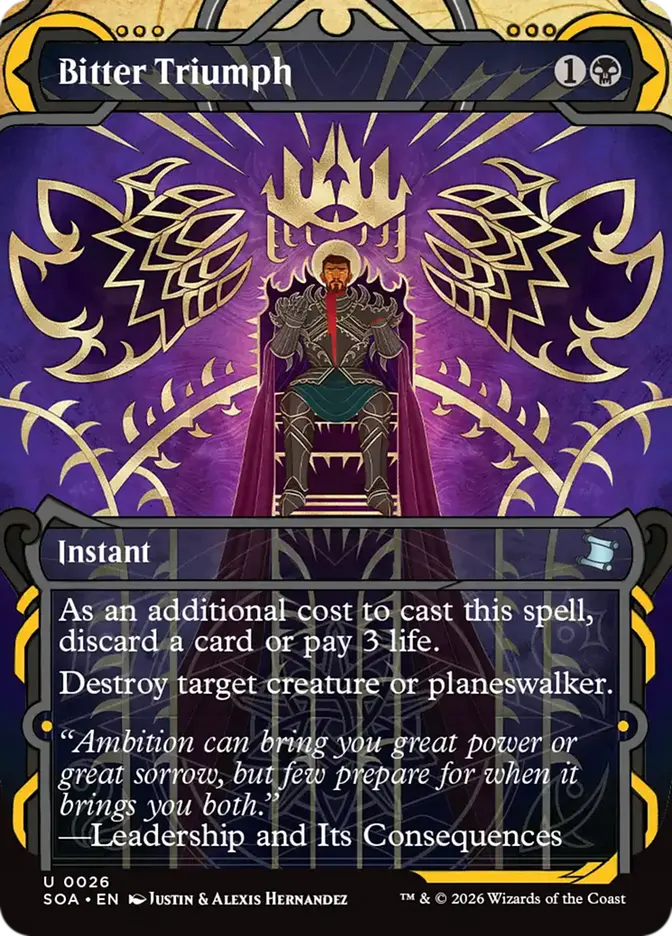 Bitter Triumph (SOA-026) - Secrets of Strixhaven: Mystical Archive