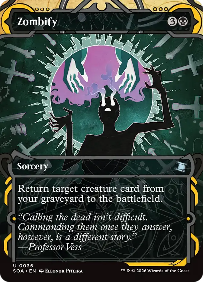 Zombify (SOA-036) - Secrets of Strixhaven: Mystical Archive