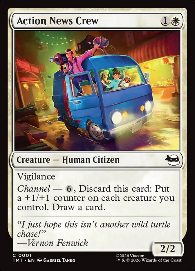 Action News Crew (TMT-001) - Teenage Mutant Ninja Turtles