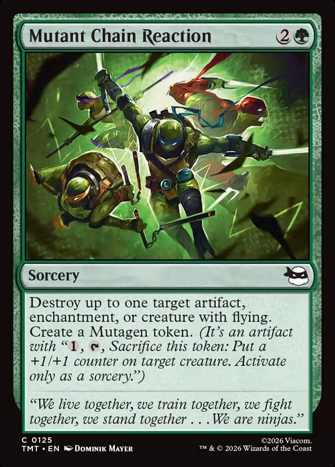 Mutant Chain Reaction (TMT-125) - Teenage Mutant Ninja Turtles