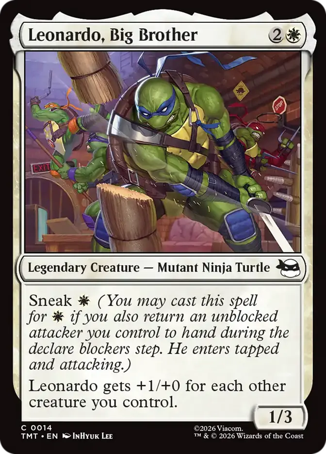 Leonardo, Big Brother (TMT-014) - Teenage Mutant Ninja Turtles