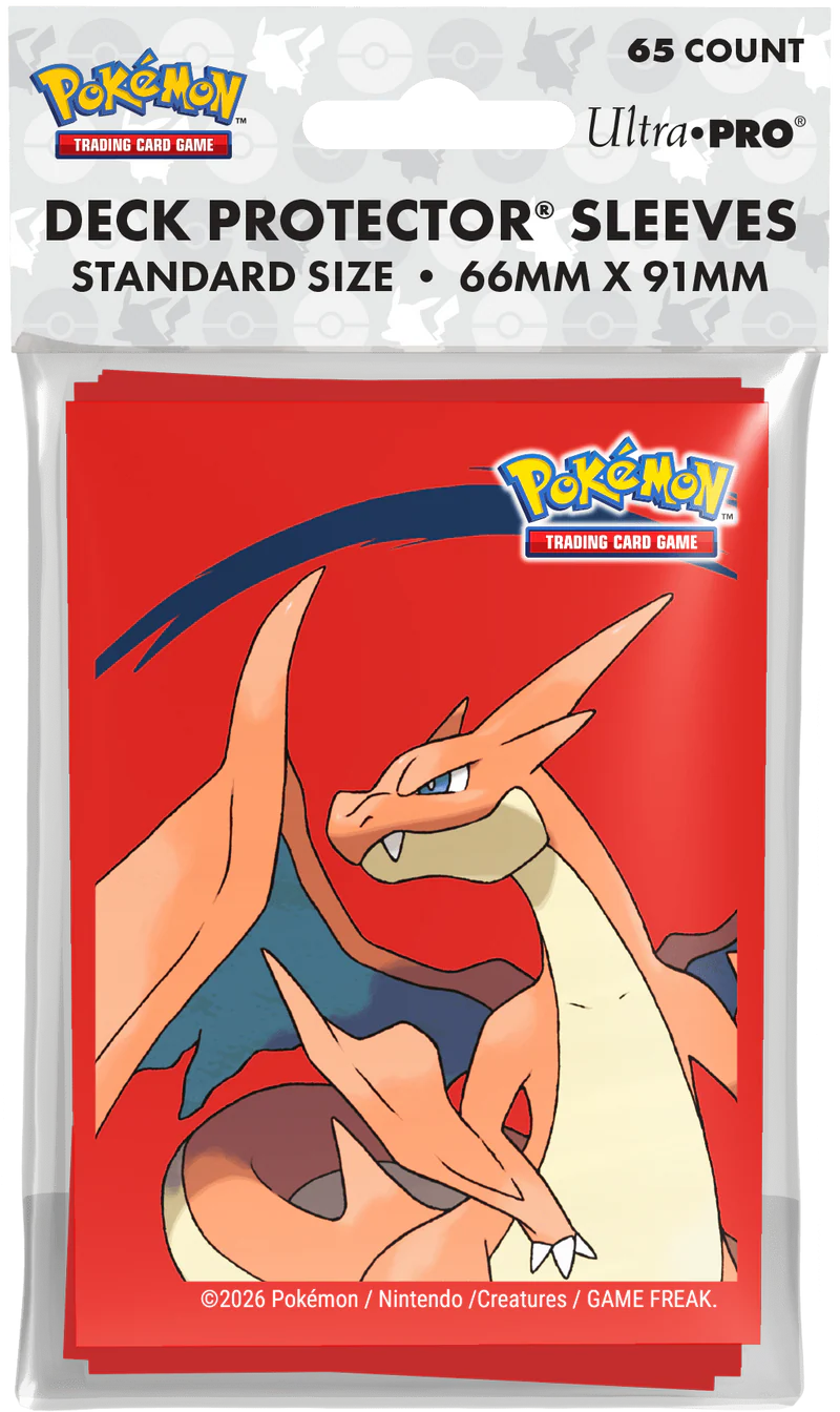 UP D-PRO POKEMON MEGA CHARIZARD Y  SLEEVES 65CT