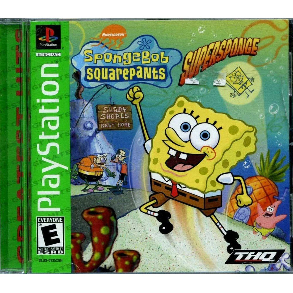 SpongeBob SquarePants: SuperSponge - PlayStation (PS1)