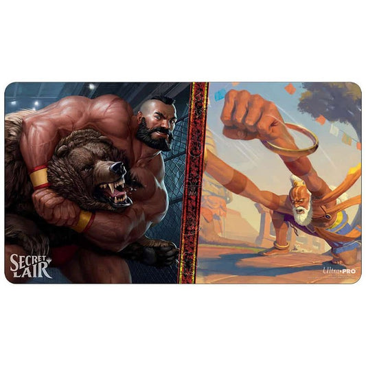 Ultra Pro Playmat: MTG Secret Lair x Street Fighter - Zangief & Dhalsim