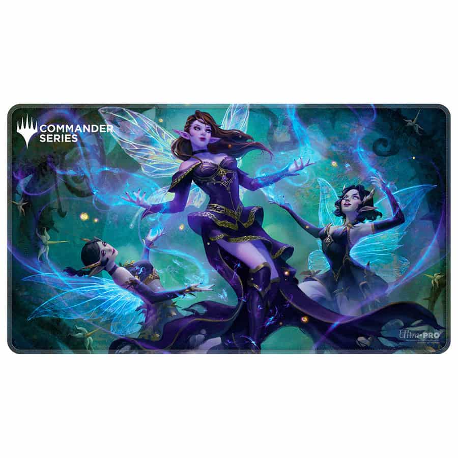 UP PLAYMAT MTG COMMANDER SERIES FAN  VOTE 3 ALELA STITCHED
